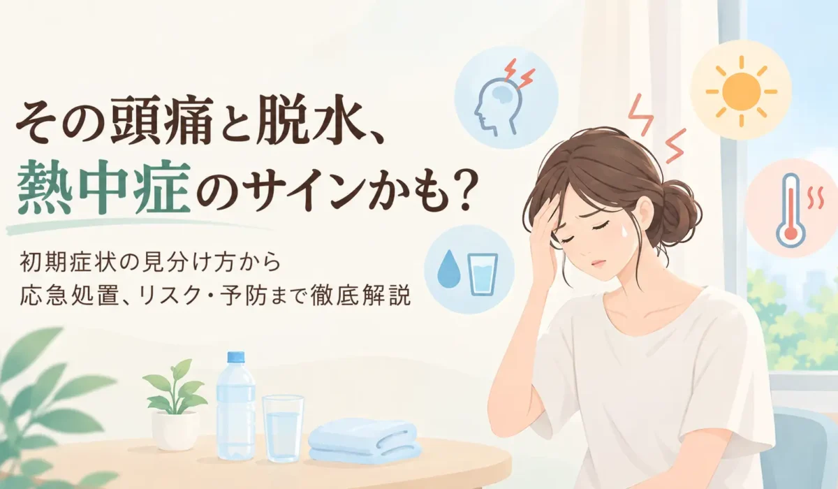Headache & Dehydration a Heatstroke Warning